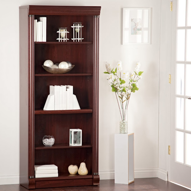Bush Birmingham Executive Bookcase 5 Shelf Bookcase