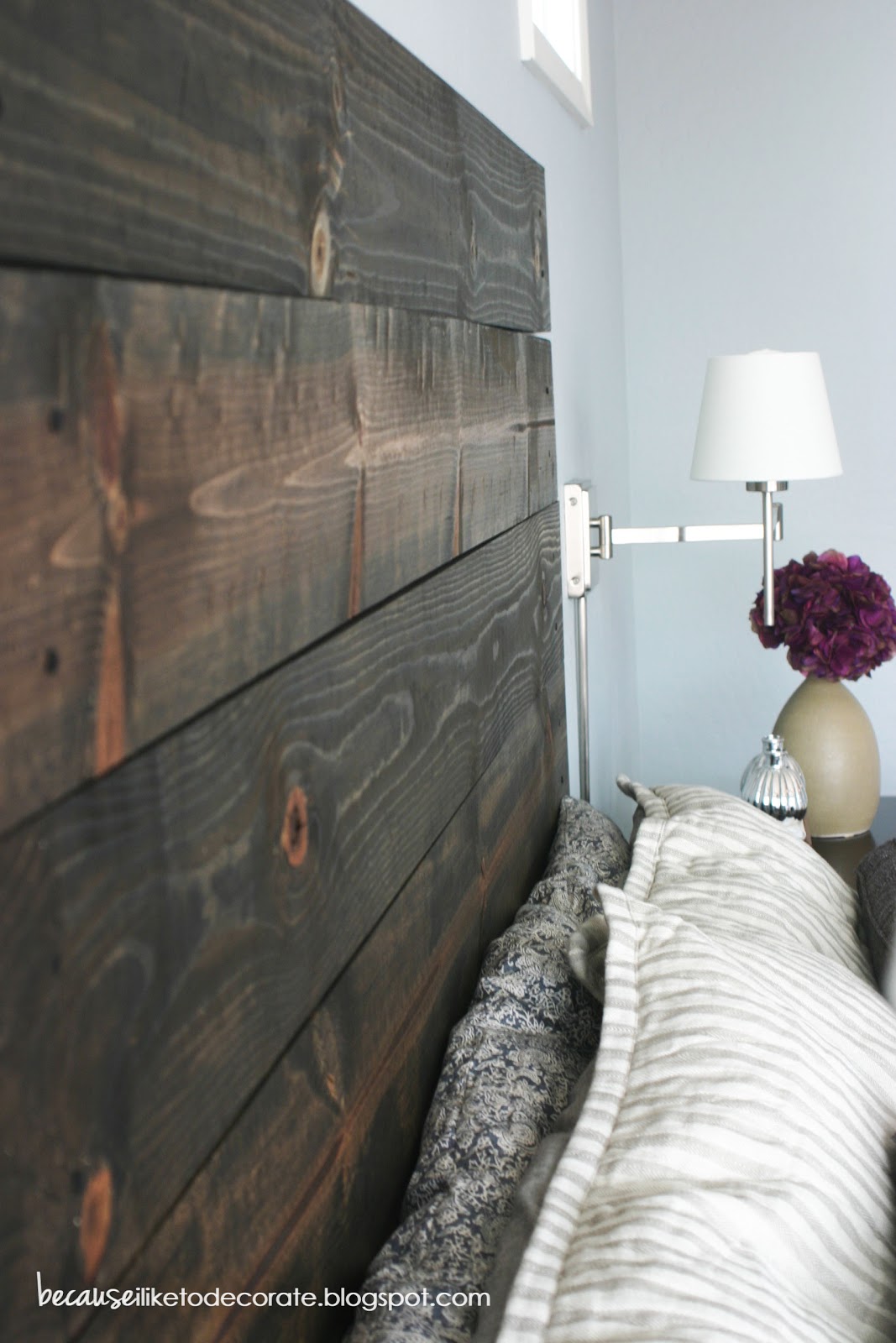headboard  my from cut pre chose was Home I diy  boards rustic  one purchasing Step wood. 6'