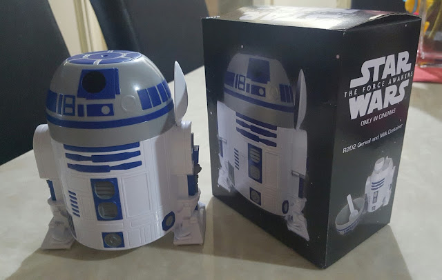 STAR WARS R2D2 Cereal and Milk Container