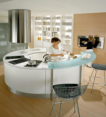 Islas de Cocina Curvas - Estética para tu Hogar | Cómo Diseñar Cocinas