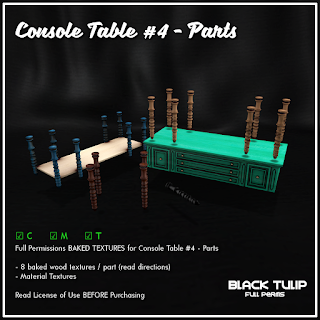 [Black Tulip] Textures - Console Table #4 - Parts