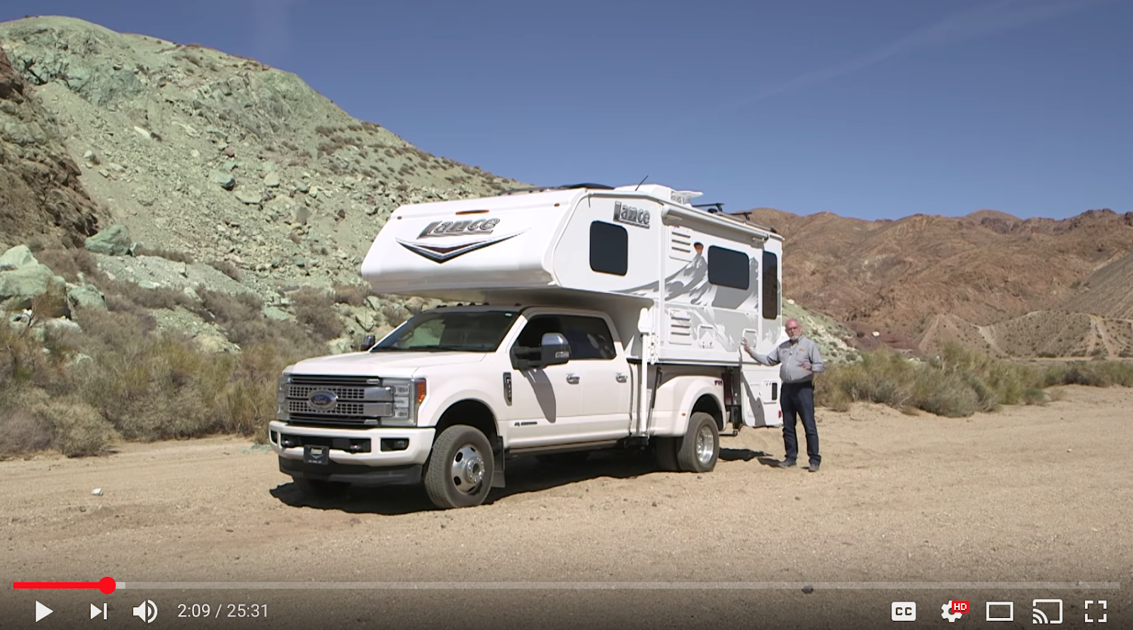 Rollin' on TV Lance Truck Campers, Desert Oasis Campground, and RV