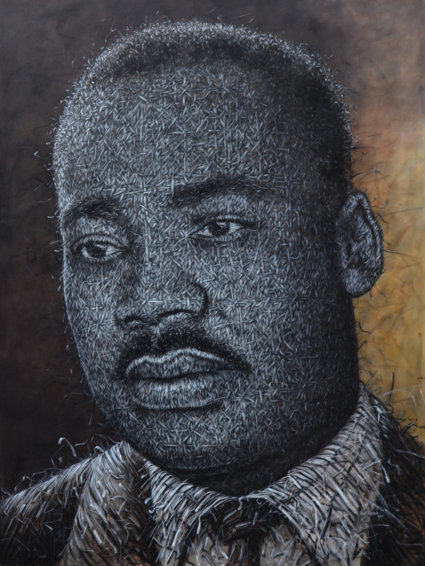 11-Martin-Luther-King-Jr-Alexi-Torres-Woven-Oil-Paintings-www-designstack-co