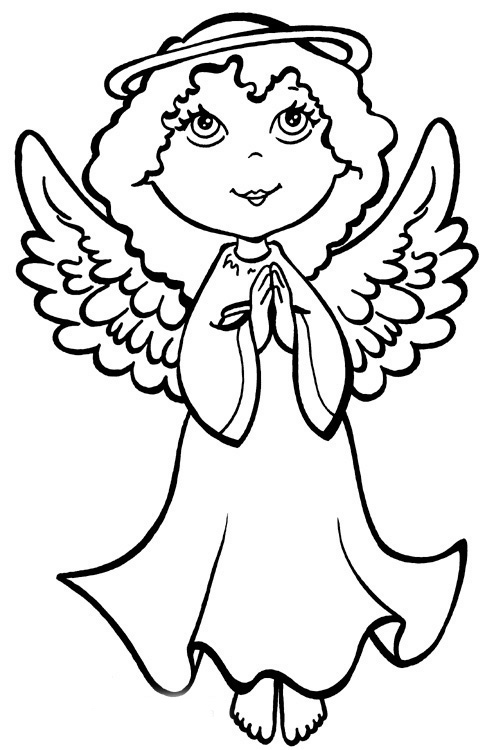 Christmas Angel Coloring Pages Team Colors Christmas Angel Coloring Pages Team Colors