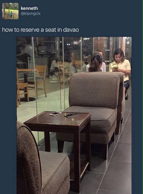 MUST SEE: You WIll Never Believe How People Reserve Their Seats in Davao! MUST SEE: You WIll Never Believe How People Reserve Their Seats in Davao!