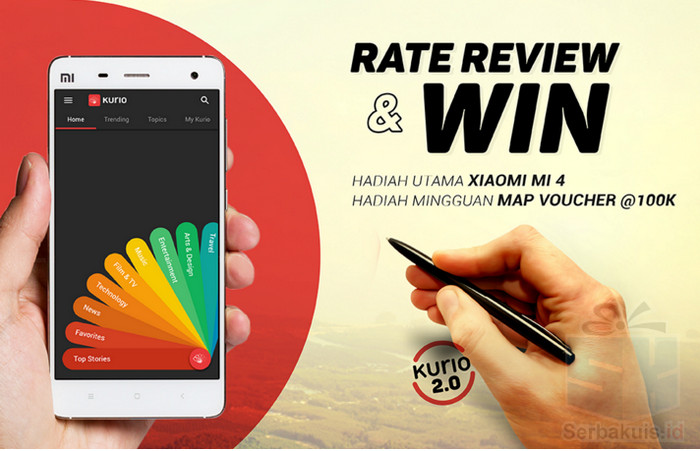 Kontes Rate Review Kurio Berhadiah Smartphone Xiaomi Mi4