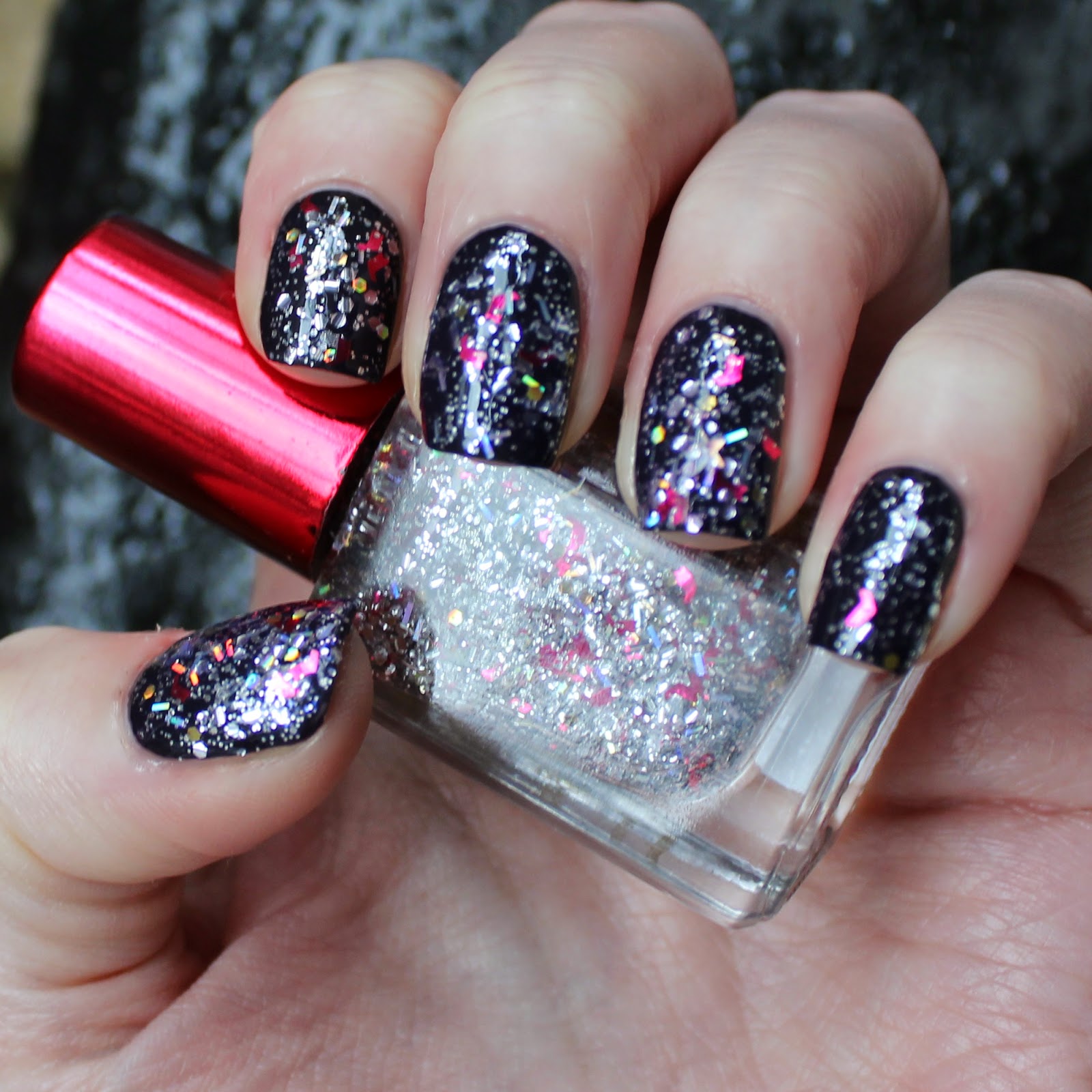 Dahlia Nails: Barry M Moonlight and Starlight For Boots