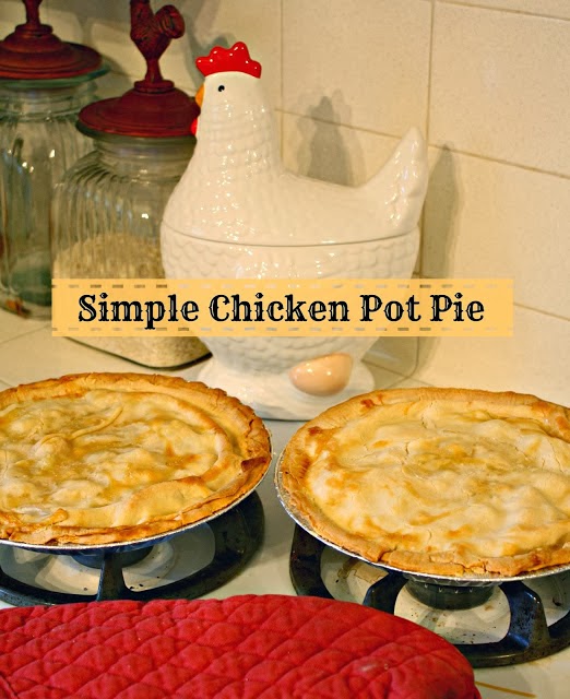 Louise's Country Closet: Simple Chicken or Turkey Pot Pie