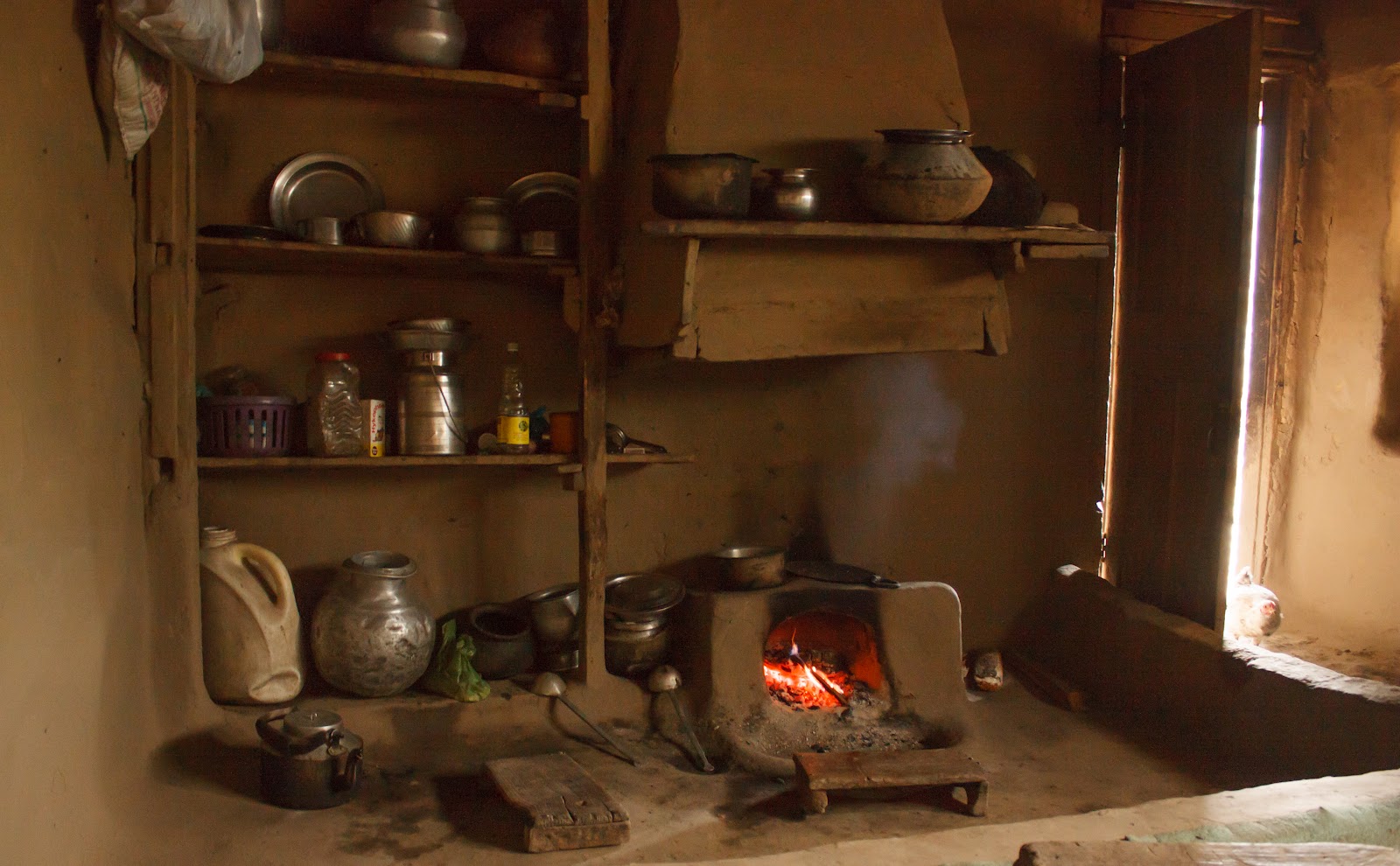 indian village style kitchen design