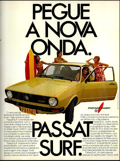 propaganda Passat Surf - 1978. propaganda anos 70. propaganda carros anos 70. reclame anos 70. Oswaldo Hernandez.