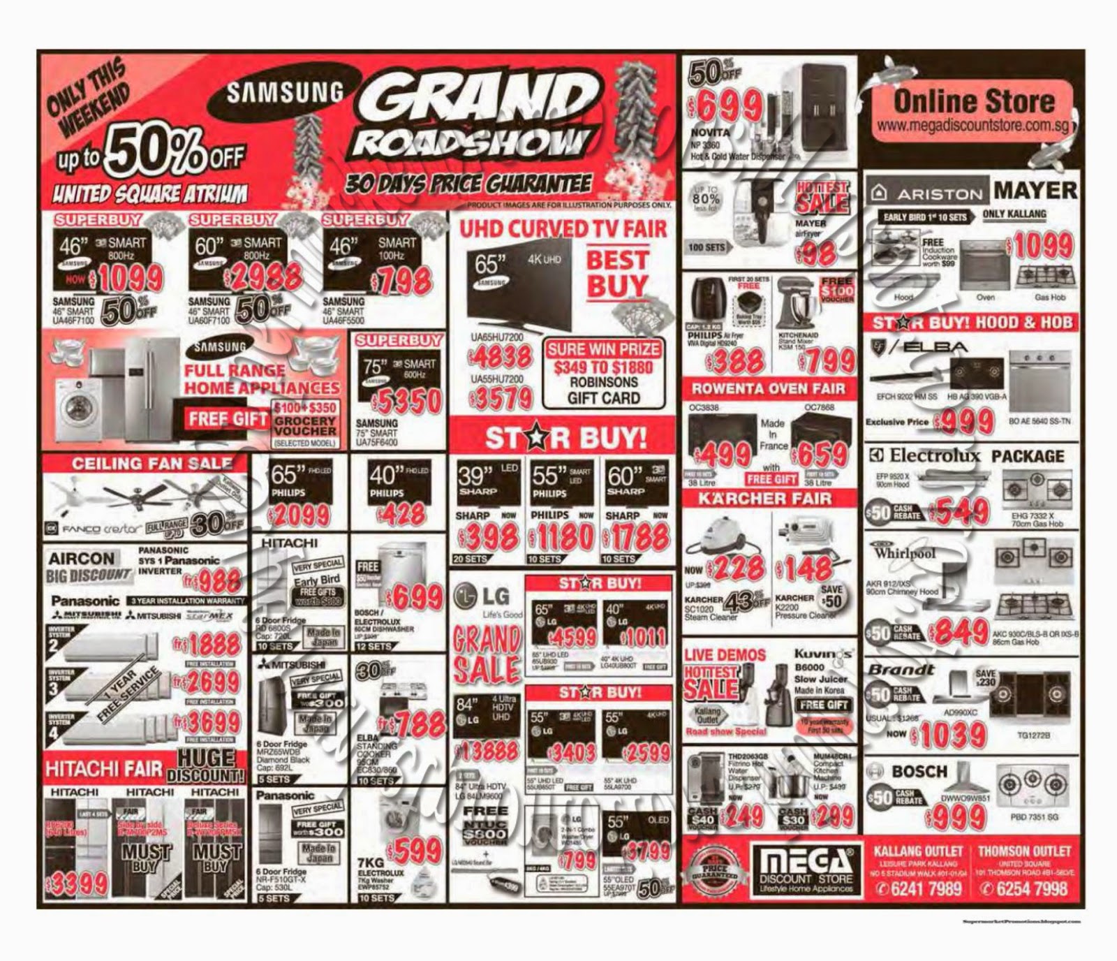 Mega Discount Store Samsung Grand Roadshow 17 January 2015