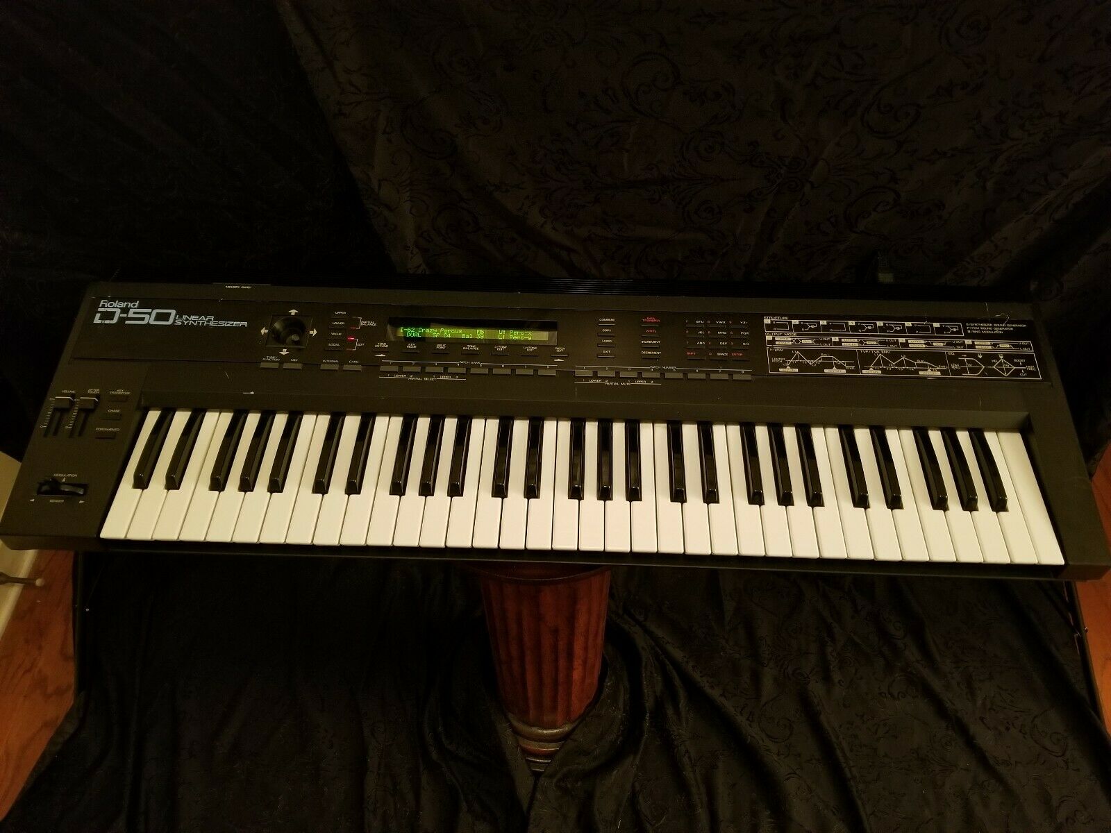 MATRIXSYNTH Roland D50 Linear Synthesizer SN 820458