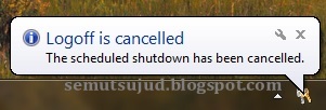 Shutdown otomatis melalui menjalankan skema RUN-5 Shutdown otomatis dengan menyalakan skema RUN-5