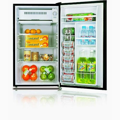 Midea HS120L Compact Single Reversible Door Refrigerator with Freezer