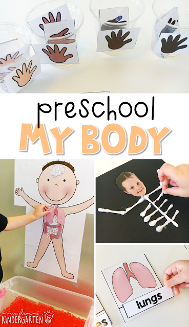 Preschool: My Body - Mrs. Plemons' Kindergarten