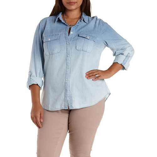 Luxe Daily Fall Style 101 The Button Down Denim Shirt