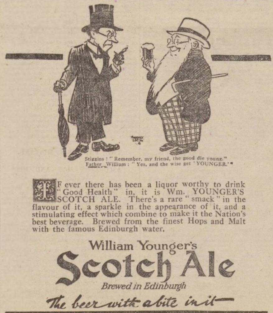 Shut up about Barclay Perkins William Younger adverts from the 1920's