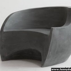 Diseño de sillón único color gris