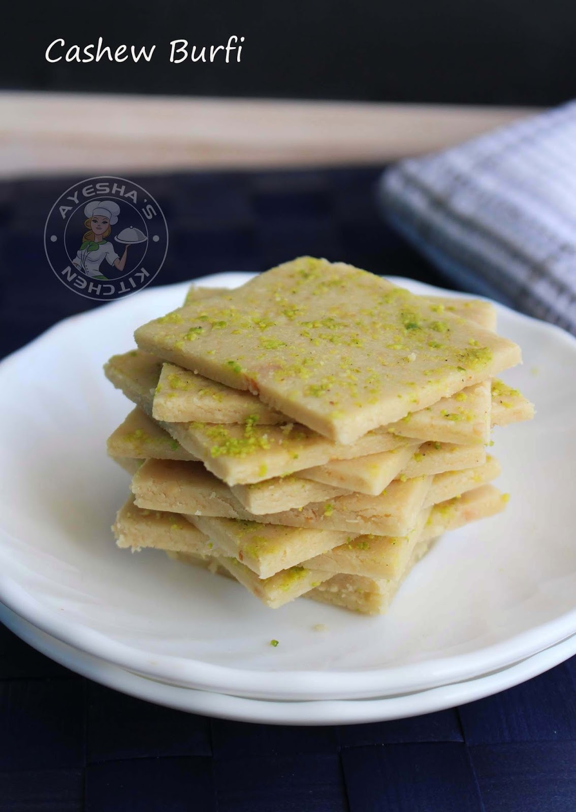 INDIAN SWEETS KAJU BURFI / CASHEW BURFI