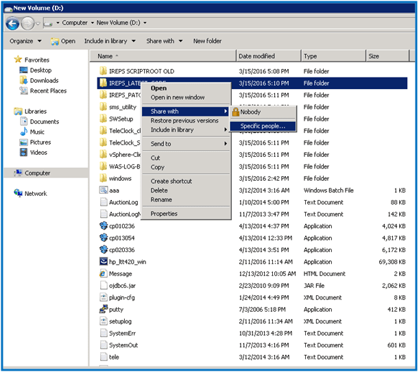 How to Share a File or Folder in Windows server 2008