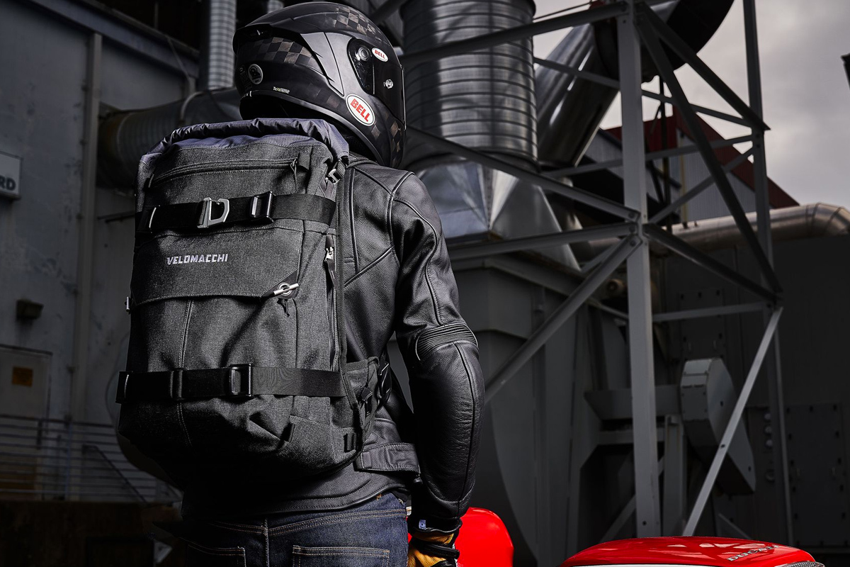 Riding Gear Speedway 40L Backpack Return of the Cafe Racers