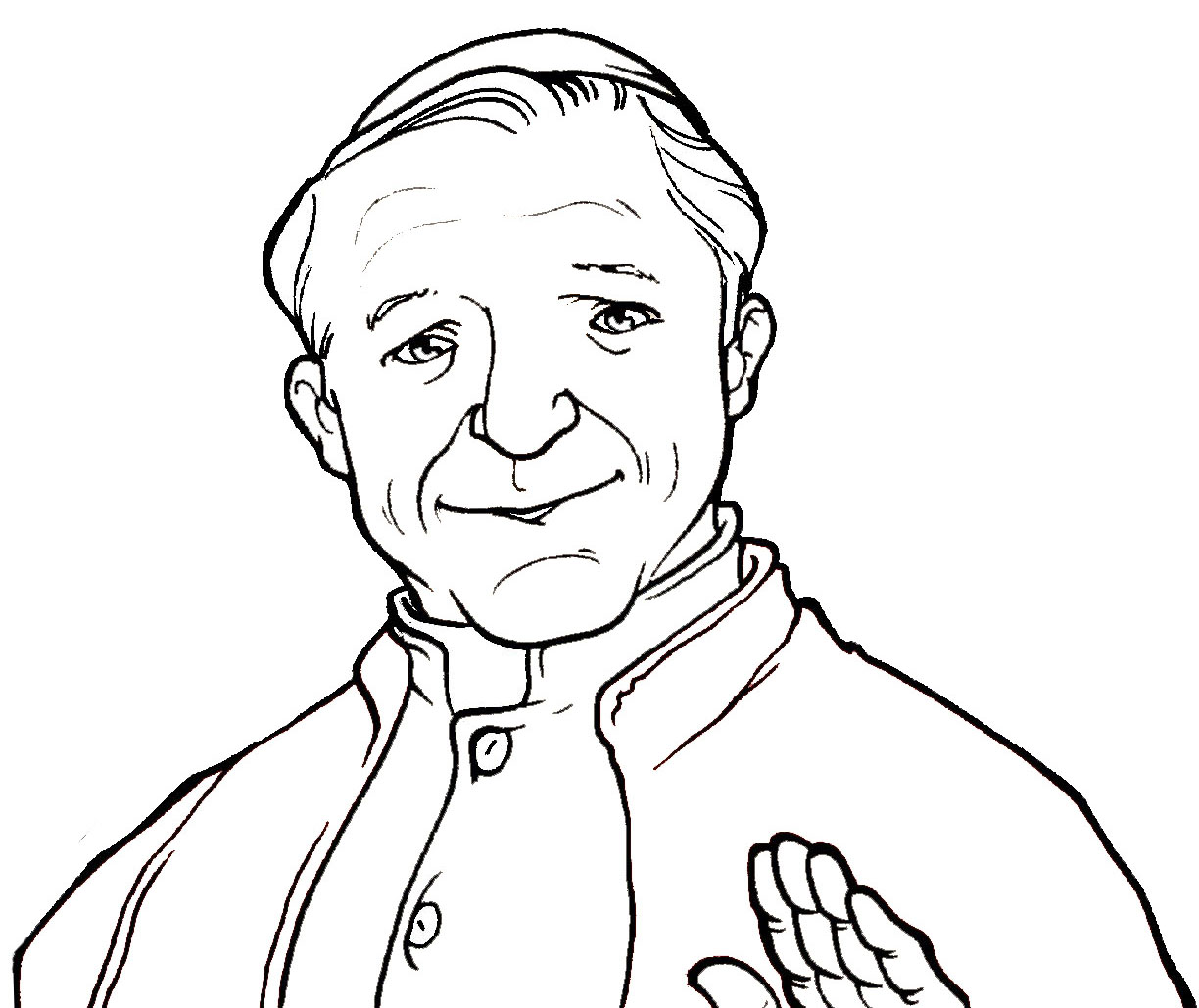 Juan Pablo II colorear