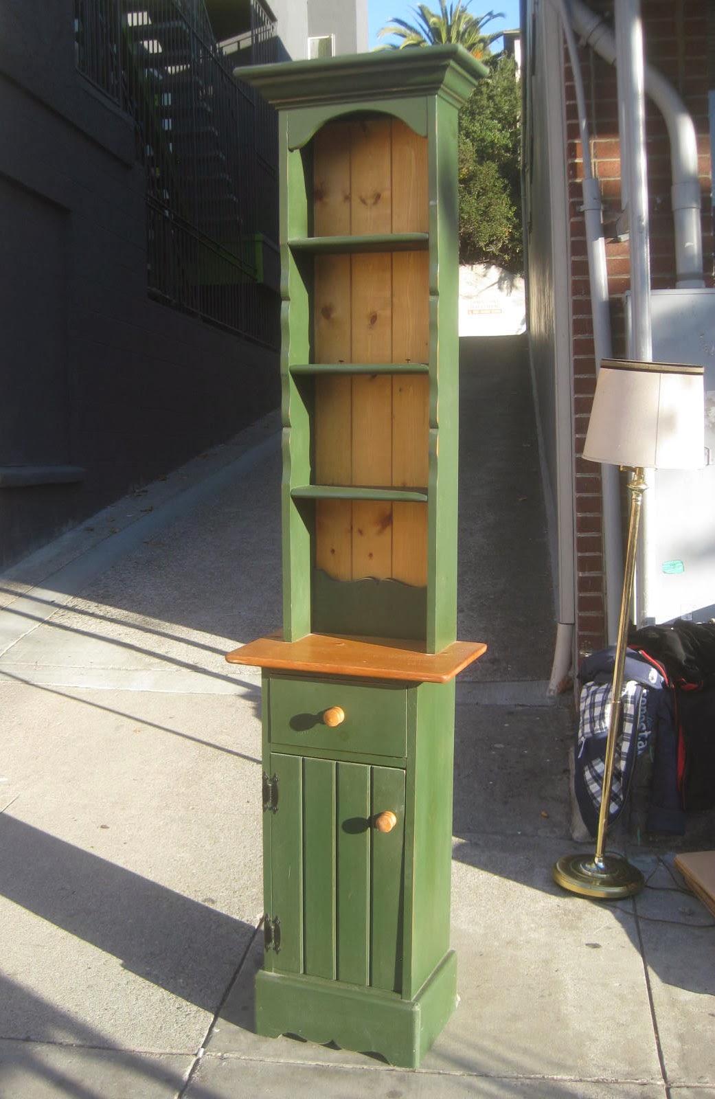 UHURU FURNITURE & COLLECTIBLES SOLD Super Skinny Wooden Shelf 45