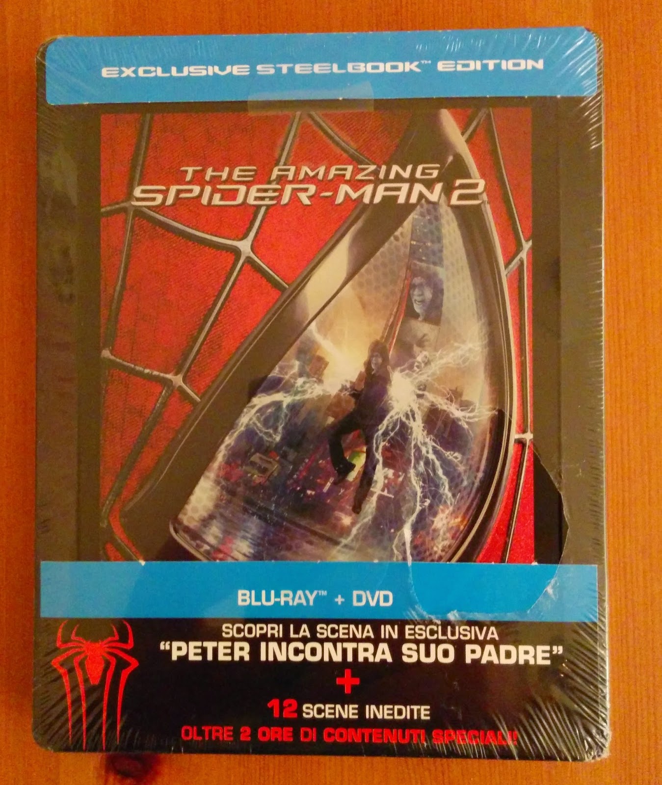 La mia collezione di Blu Ray The Amazing SpiderMan 2 Steelbook Mediaworld