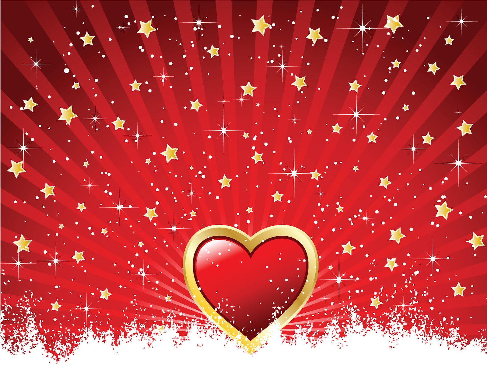 all stars with the heart