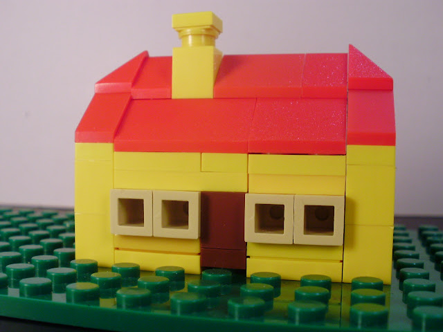 MOC LEGO pequena escola primária