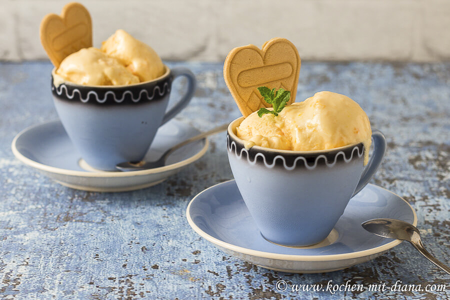 Sugar melon buttermilk ice cream Cooking with Diana