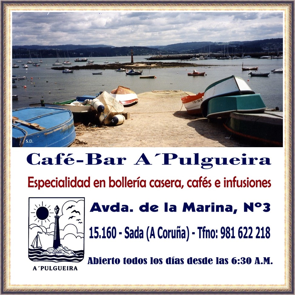 HORARIO DE APERTURA CAFÉ-BAR A´PULGUEIRA