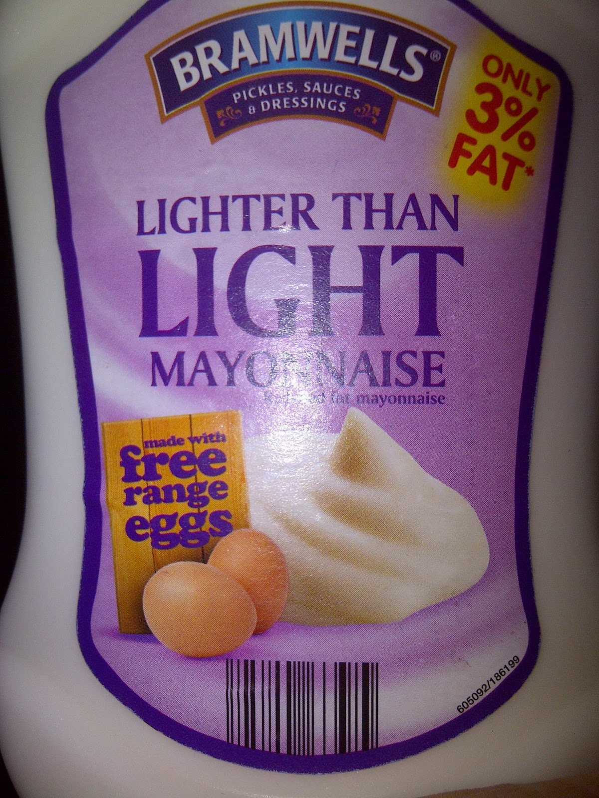Amazing diet find!!! Only 3 fat mayonnaise.