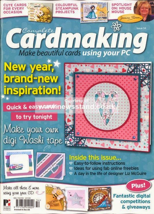Published and Cover Artist for Complete Cardmaking Issue 54