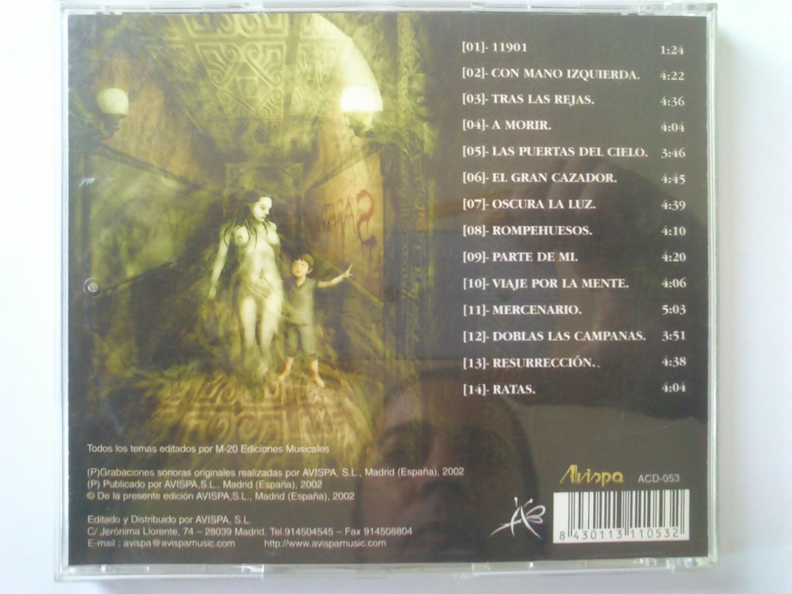 316 SARATOGA Agotarás 2002 JEBIMETAL DISCOS