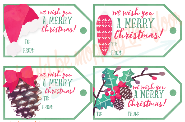 50+ Printable Holiday Gift Tags | These 54 Watercolor Christmas Gift Tags are perfect for all of your packages this holiday season. They're all GORGEOUS!
