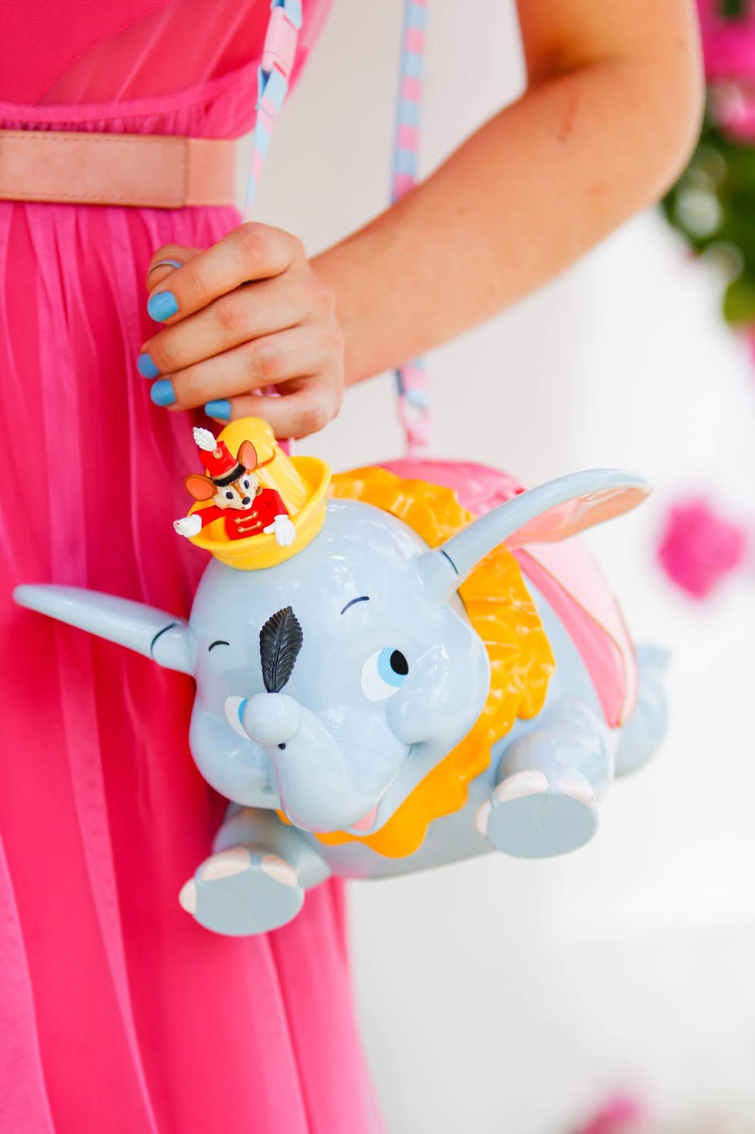 Cute Pink outfit with Dumbo popcorn bucket