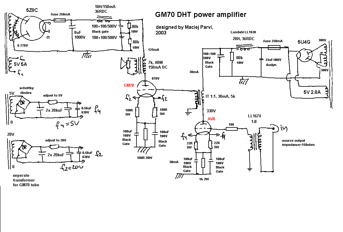 DIYTRIODE ENG.: Historical: GM70 amplifier project 2003-2014