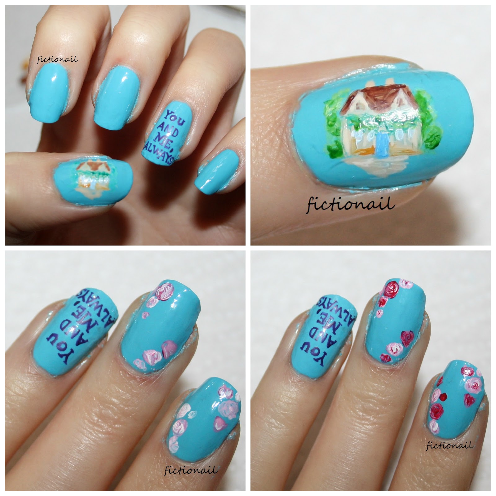 You And Me, Always Book Cover Nails