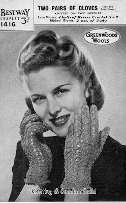 1940s vintage knitting pattern