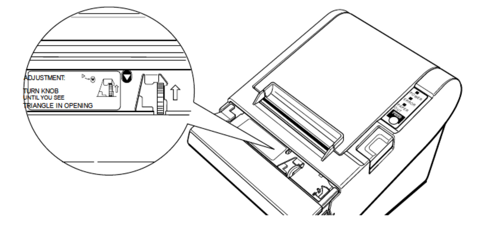 auto cutter tidak berjalan epson tm t82