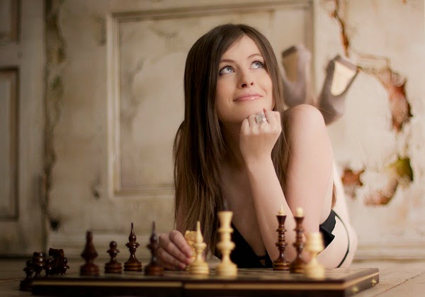 La jolie Russe Natalia Pogonina rêve d'un titre mondial aux échecs sur ses terres à Sotchi © Photo Pogonina