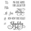 Gitte's Eget Design JULEGAVETID clear stamps