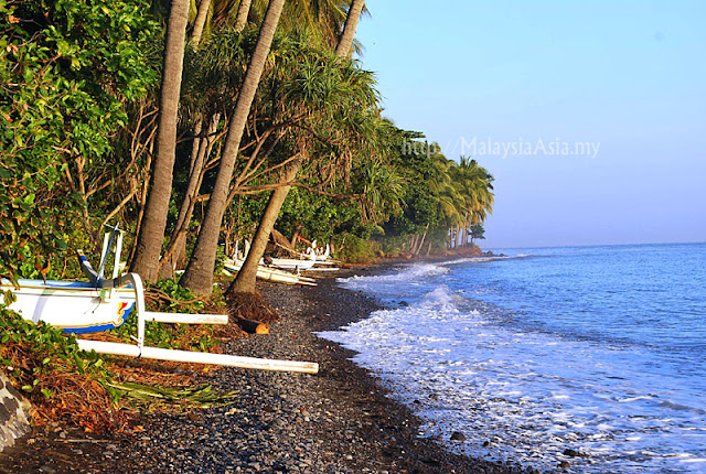 Bali Black Sand Beach