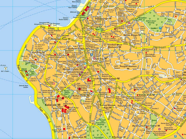 Mapa de Istambul