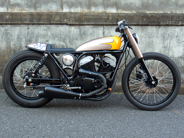 Yamaha SRV250 Cafe Racer by Speedtractor  BikeBound