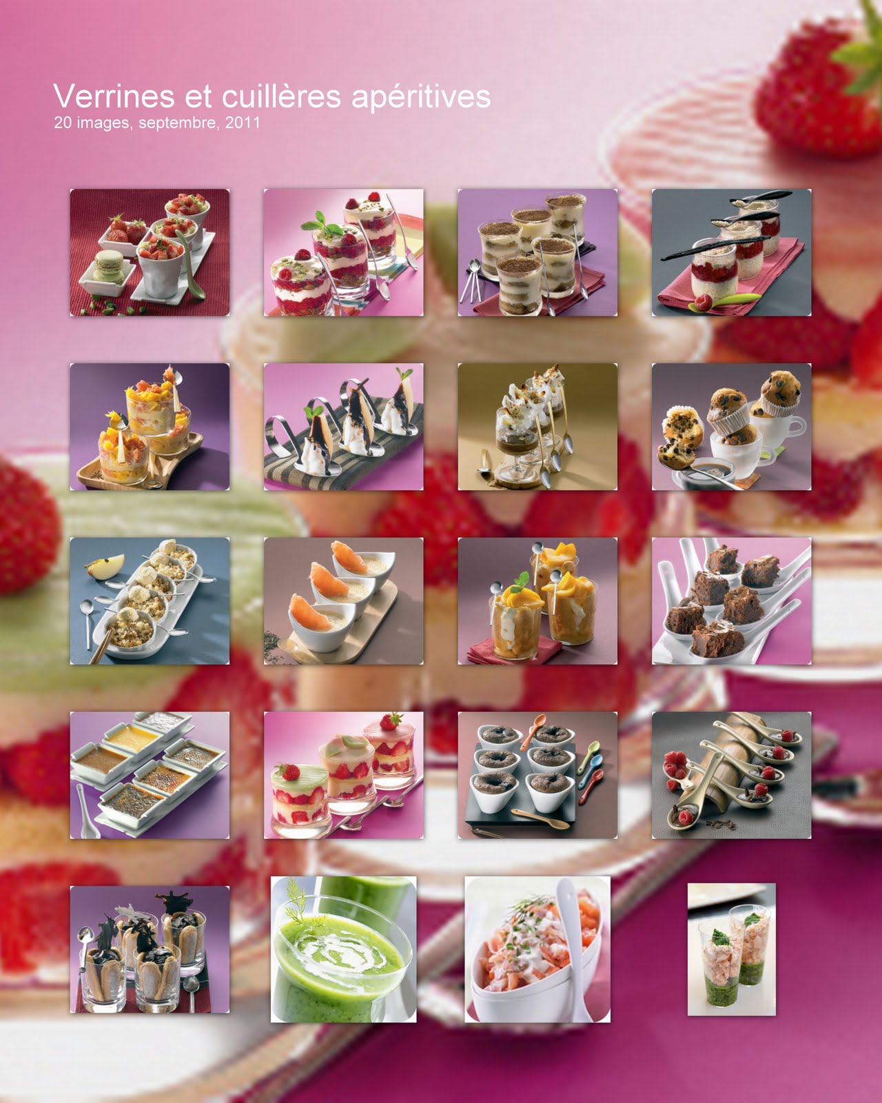 La de Franceska Cuillères Verrines Bouchées Hors d