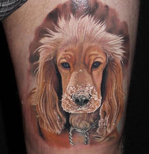 Este hyperrealistic golden retriever