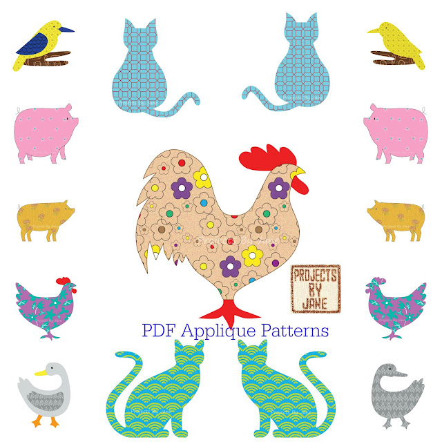 Applique Samples Free flower applique templates | Projects by Jane