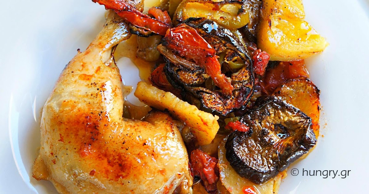 Kitchen Stories: Oven Baked Chicken & Vegetables